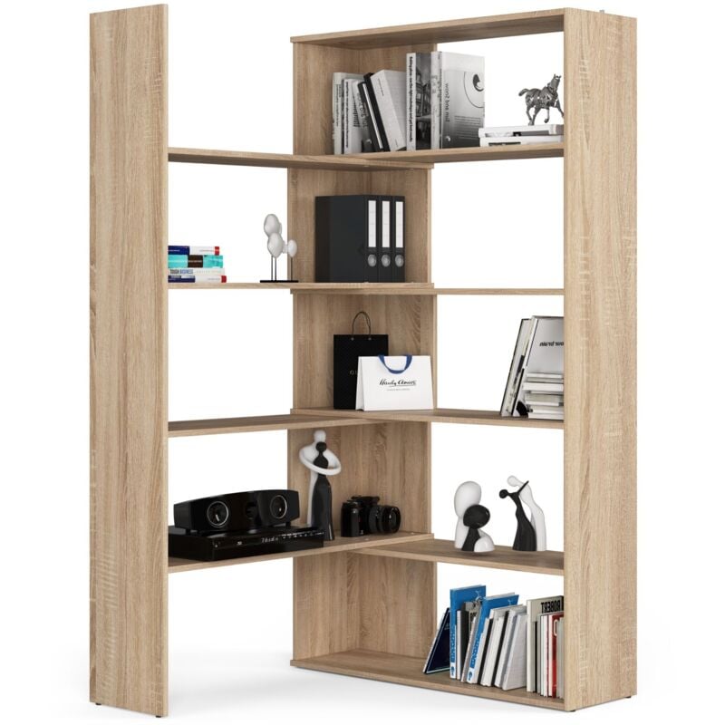 foto del prodotto akord scaffale twist sonoma quercia 173,6 cm 173,6x30x182 cm