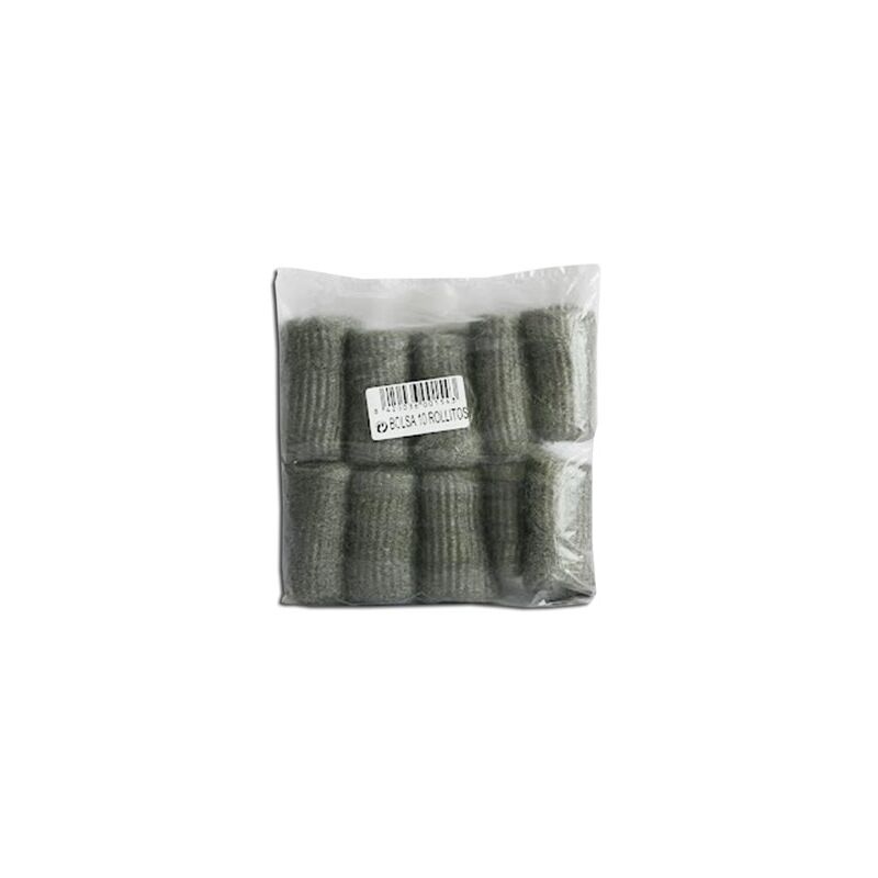 foto del prodotto akron steel wool n. 00 confezione da 10 rotoli idraulici rif. 3310