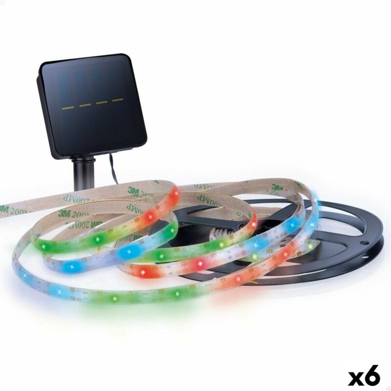 foto del prodotto aktive striscia di luci led multicolore giardino 3 m 6 unit 