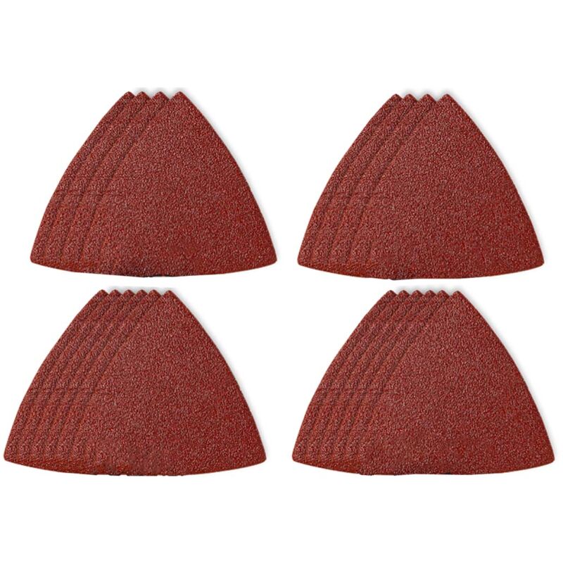 foto del prodotto akts080201 set carta abrasiva triangolare delta 20 pezzi per levigatrice utensile multifunzione ingco