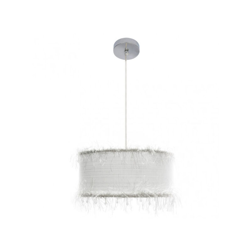 foto del prodotto akunadecor lampada a sospensione modello hilos de 1xe27 bianco 40d dede fabrilamp