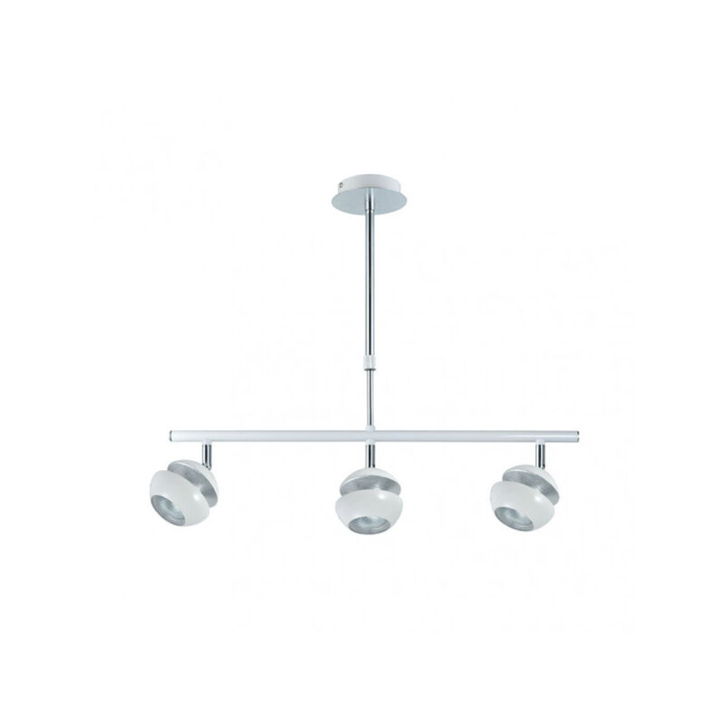 foto del prodotto akunadecor lampada lineare de 3 luci beethoven bianco argento