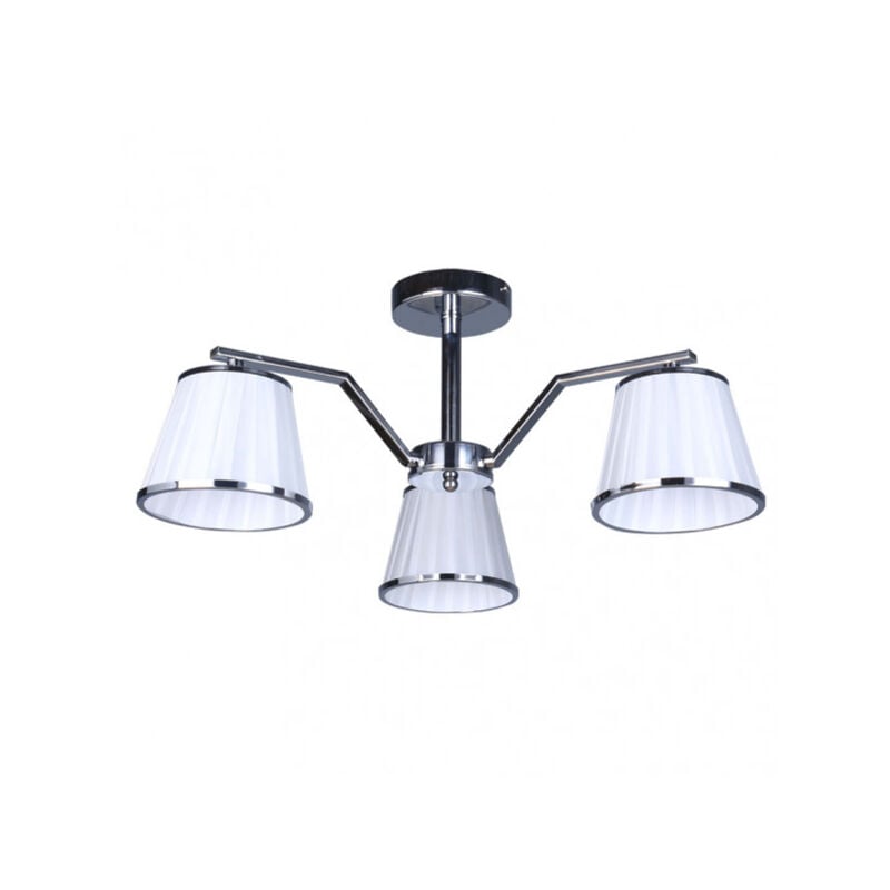 foto del prodotto akunadecor lampada trebol 3xe14 cromo pant.bianco 24x56x56 cm