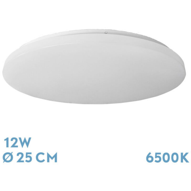 foto del prodotto akunadecor soffitto led 12 w luce fredda modello thaddeus bianco rotondo