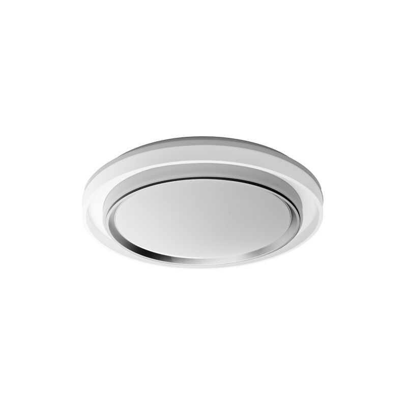 foto del prodotto akunadecor soffitto led modello meyer argento cct regolabile con telecomando