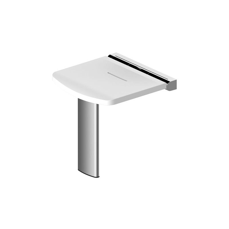foto del prodotto akw sedile pieghevole compatto onyx bianco 02802wh ls