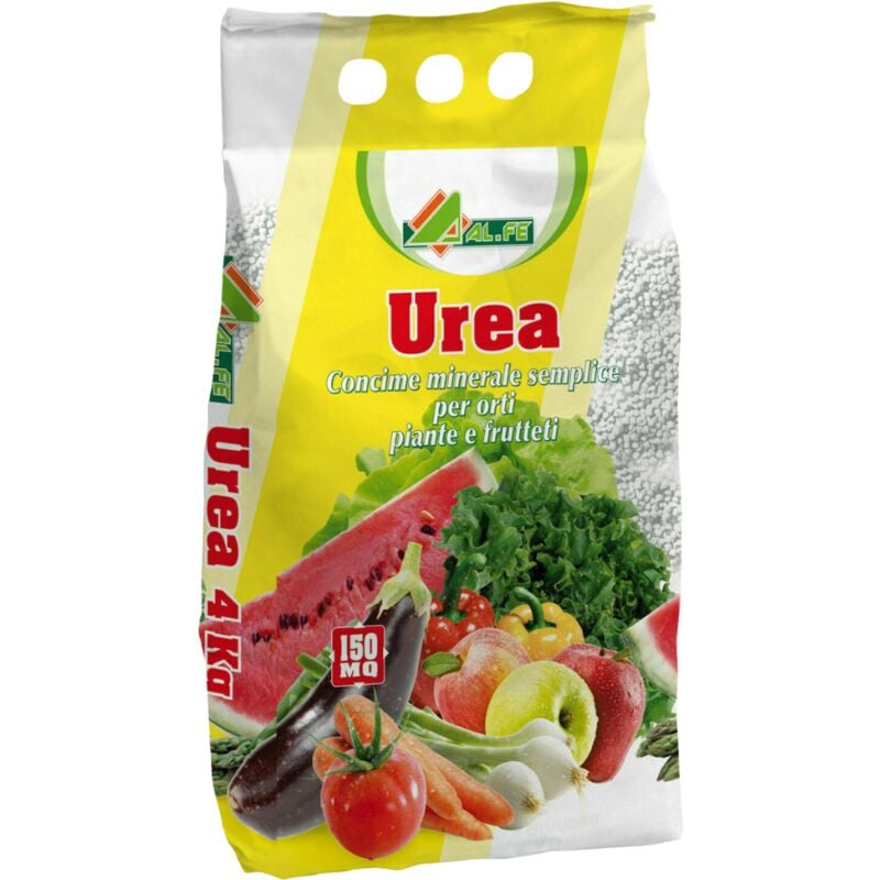 foto del prodotto al.fe urea 46 concime minerale granulare azoto nutrimento per piante e orto 4 kg