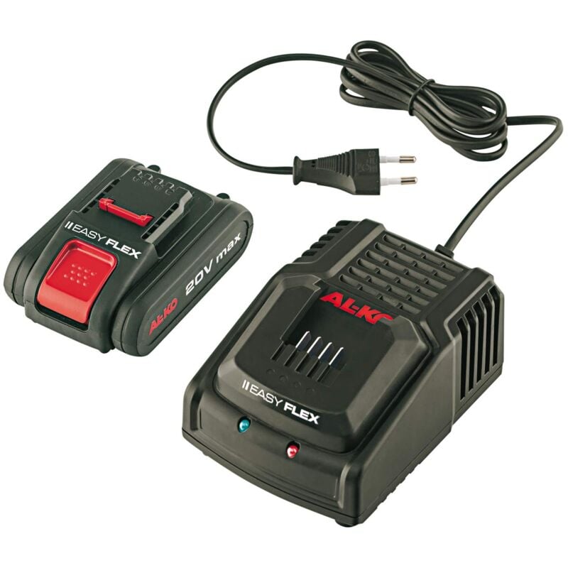 foto del prodotto al ko kit starter batteria easy flex con caricatore da 20 v e batteria da 2,5 ah