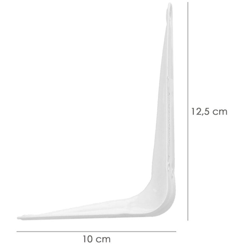 foto del prodotto ala del branco di lupi verniciata bianca 100x125 mm.
