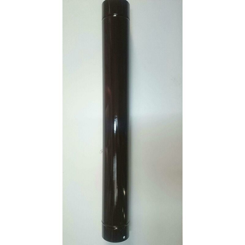foto del prodotto ala tubo smaltato per stufa marrone d.13 cm.100