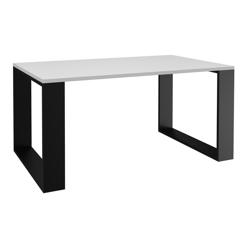 foto del prodotto alada tavolino rettangolare in stile industriale 90x58x50 cm tavolino da caff 