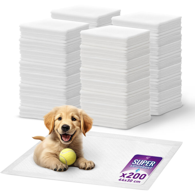 foto del prodotto alaise pour chien, al se jetable 44x30 tapis educateur pour chiot, apprentissage de la propret , 5 couches de protection anti fuite et r sistante
