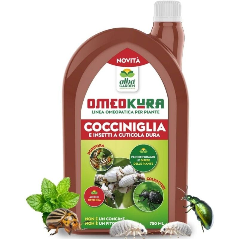 foto del prodotto albagarden mikura cocciniglia preparato sistemico omeopatico naturale per difesa e rinforzo di piante x 750 ml