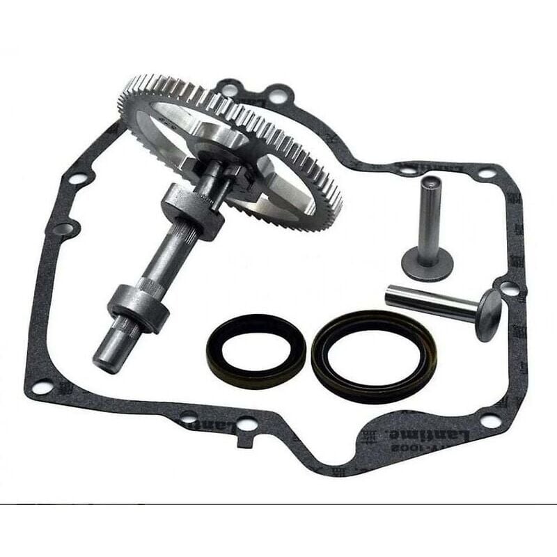 foto del prodotto albero a camme briggs stratton 793880 793583 792681 791942 795102 kit di sostituzione camme con paraolio 795387 e guarnizioni del basamento
