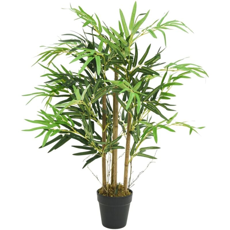 foto del prodotto albero bamb artificiale 500 foglie 80 cm verde vidaxl