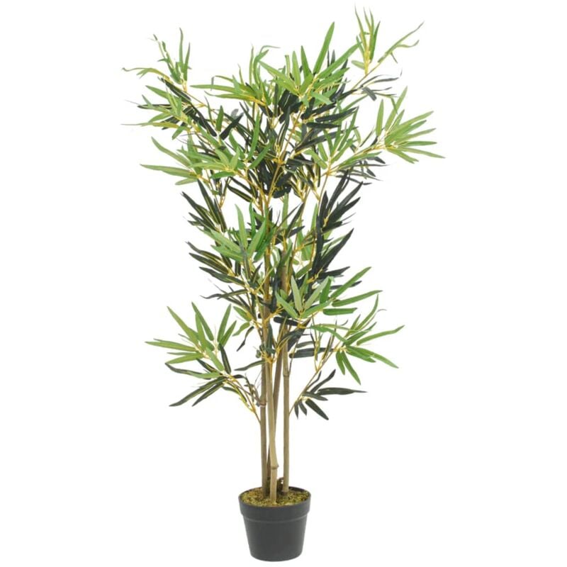 foto del prodotto albero bamb artificiale 552 foglie 120 cm verde vidaxl