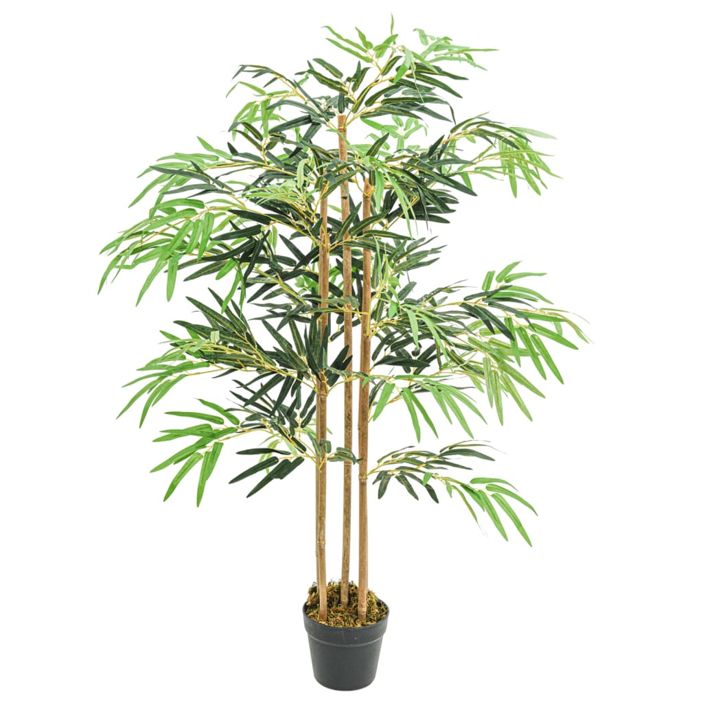 foto del prodotto albero bamb artificiale 730 foglie 120 cm verde