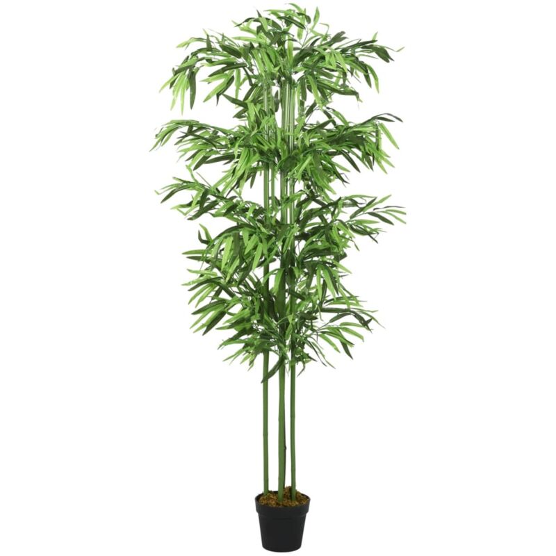 foto del prodotto albero bamb artificiale 864 foglie 180 cm verde vidaxl