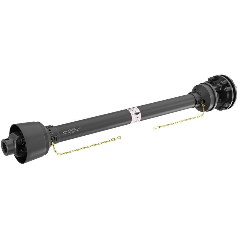foto del prodotto albero cardanico t4 giunto 1250 1375mm 460nm 540rpm cardano 40kw 55cv 35mm rotondo 1 3 8 6 denti