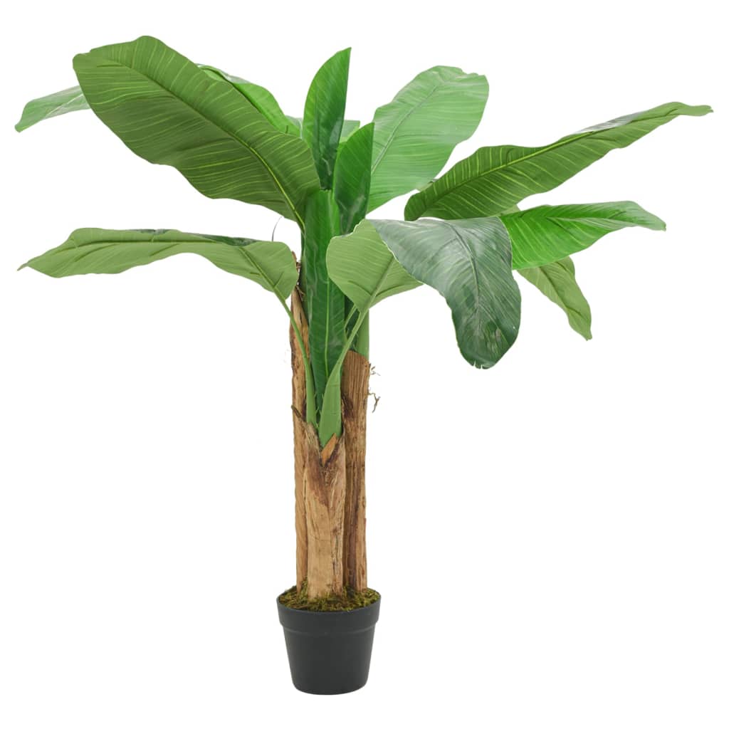 foto del prodotto albero di banano artificiale 9 foglie 120 cm verdecod mxl 107487