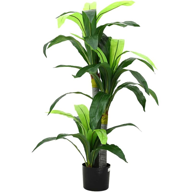 foto del prodotto albero di dracaena artificiale 36 foglie 120 cm verde - vidaxl