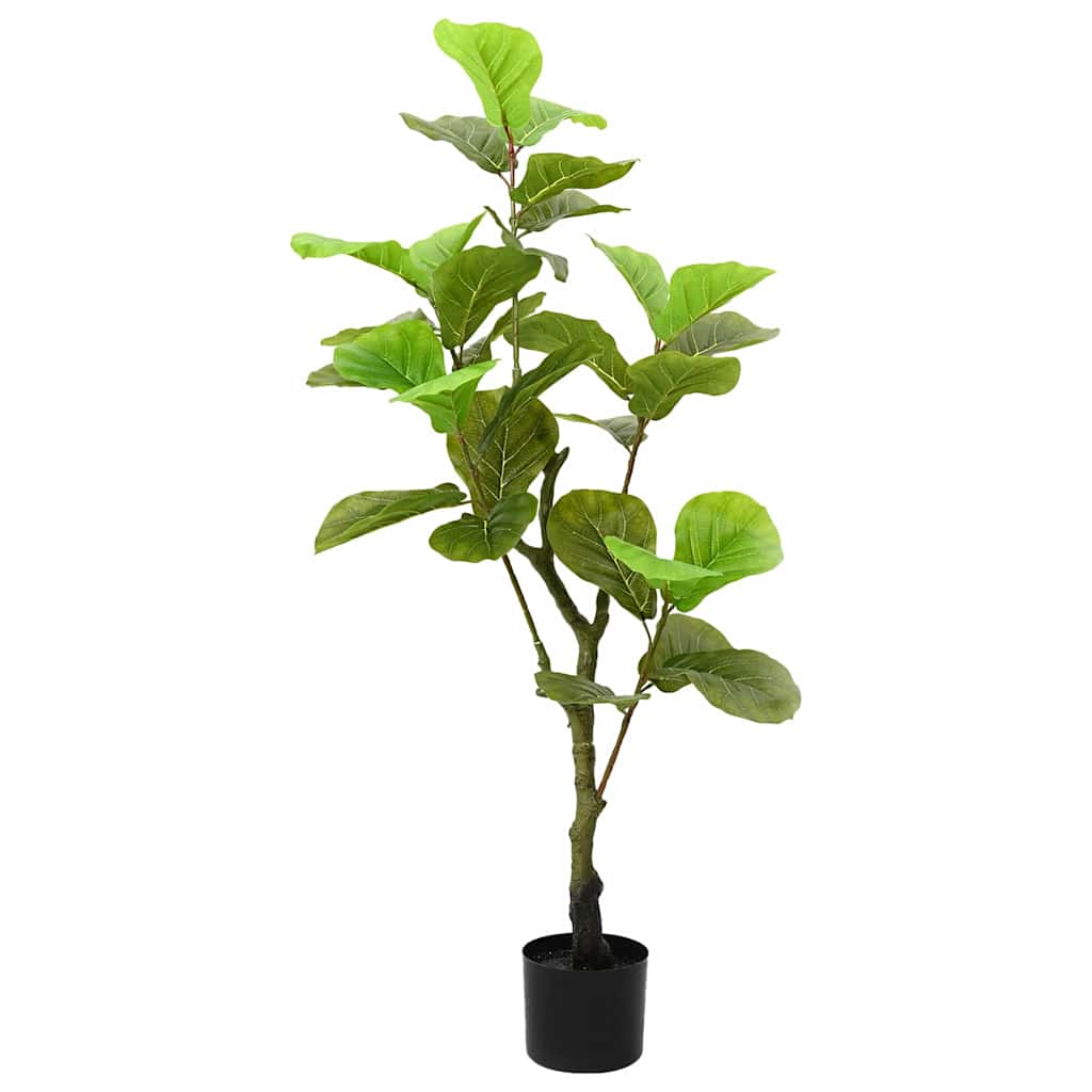 foto del prodotto albero di ficus artificiale 30 foglie 125 cm verde