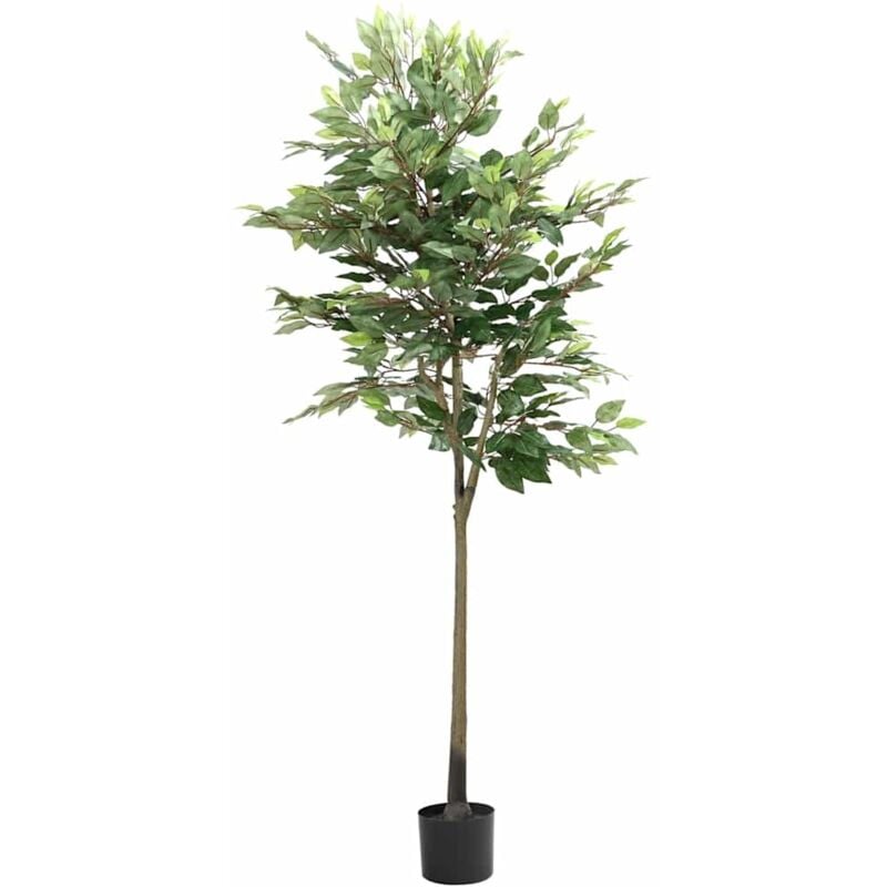 foto del prodotto albero di ficus artificiale 756 foglie 170 cm verde - vidaxl