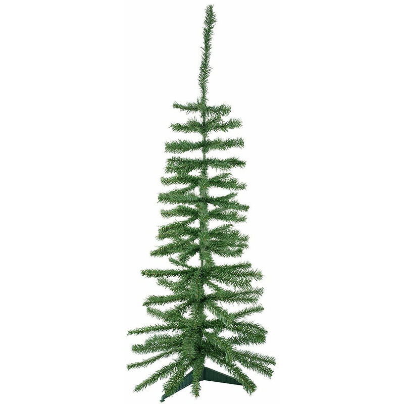 foto del prodotto albero di natale 100h cm rami pieghevoli in pvc abete artificiale