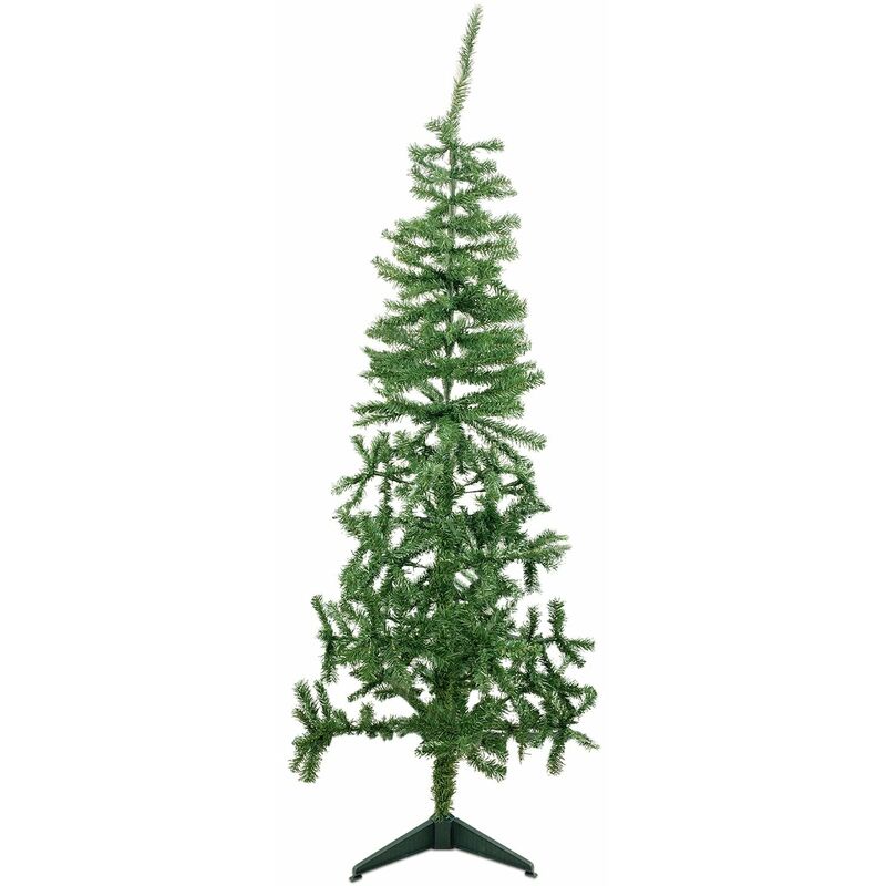 foto del prodotto albero di natale 180h cm 342 rami pieghevoli in pvc abete artificiale
