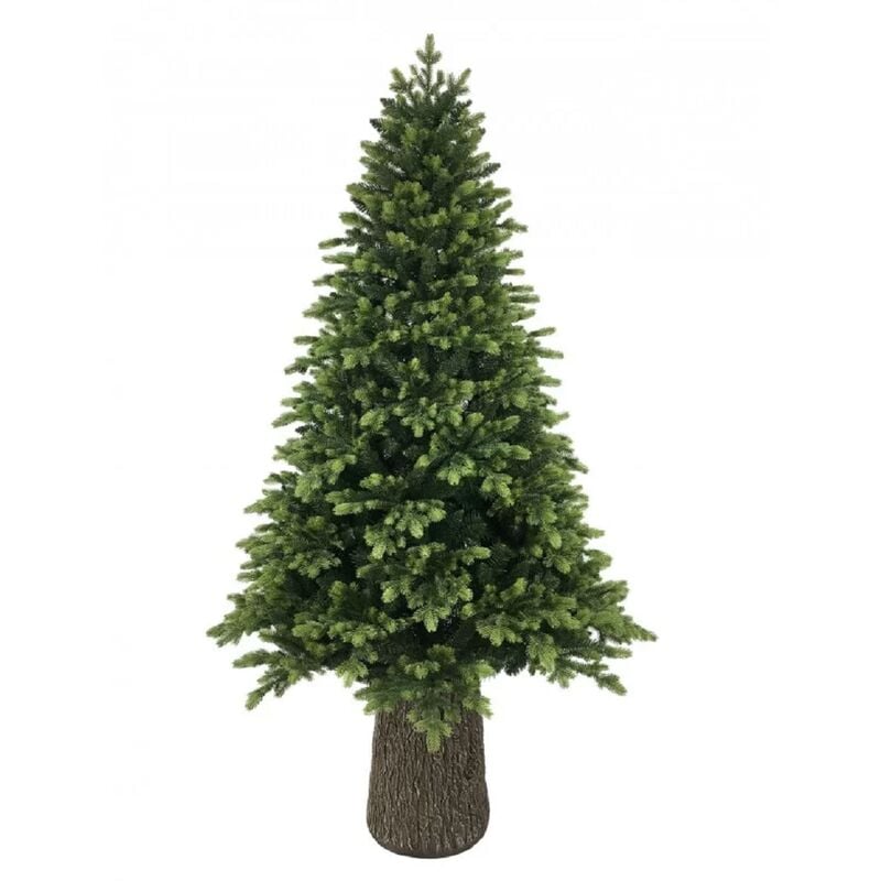 foto del prodotto albero di natale 210cm mod. darsy verde effetto real touch rami pe pvc
