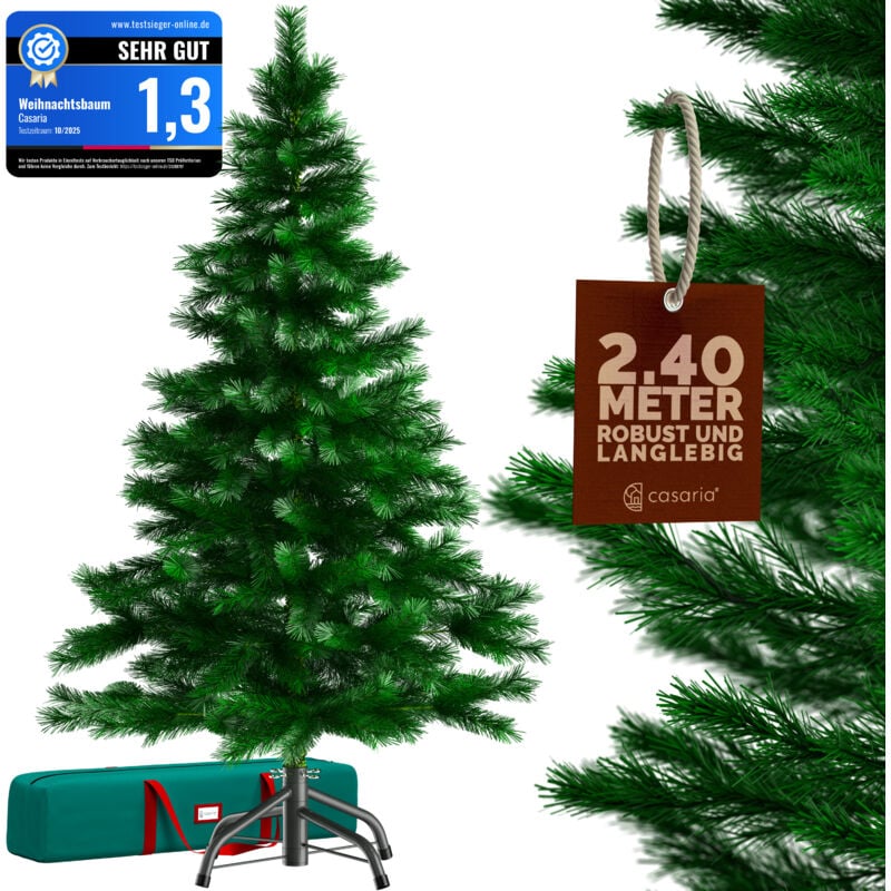 foto del prodotto albero di natale abete di natale pino artificiale 140 150 180 240 cm standard 240cm