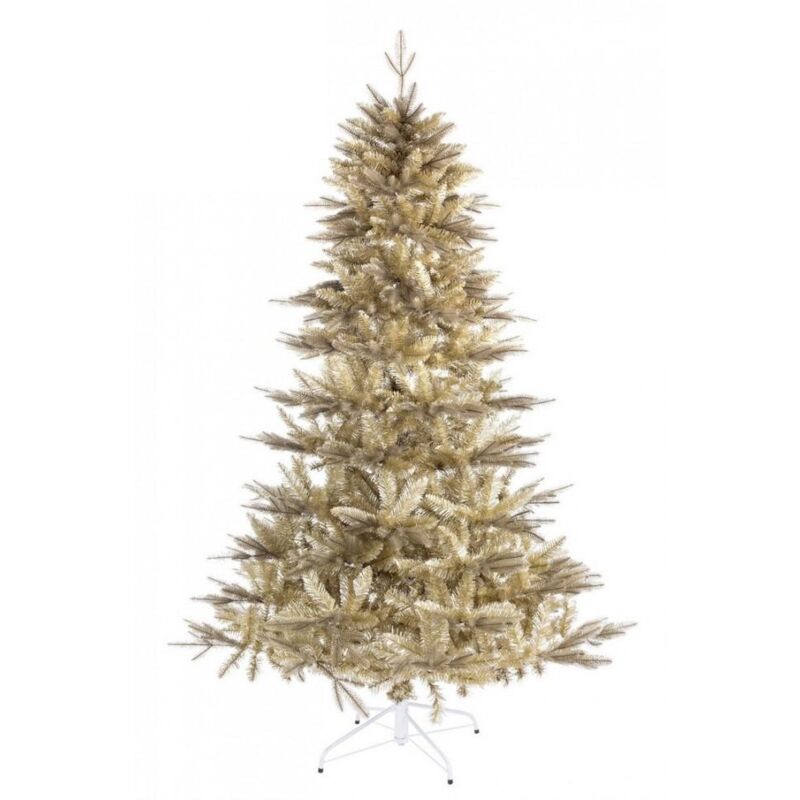 foto del prodotto albero di natale artificiale 180 cm 1085 rami oro