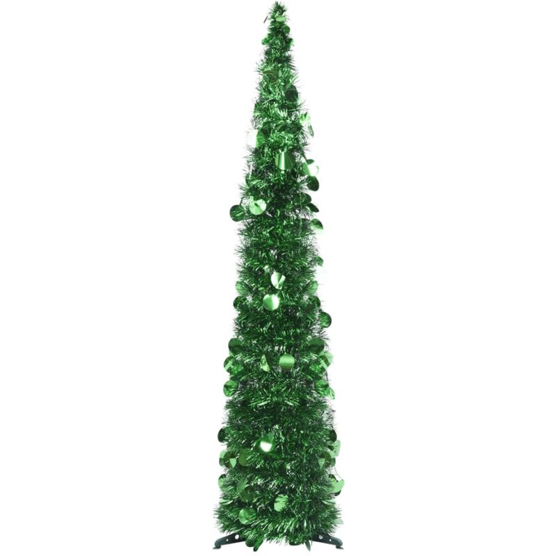 foto del prodotto albero di natale artificiale apribile verde 120 cm pet vidaxl