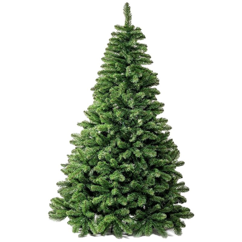 foto del prodotto albero di natale artificiale brooklyn verde super compatto folto realistico altezza 210
