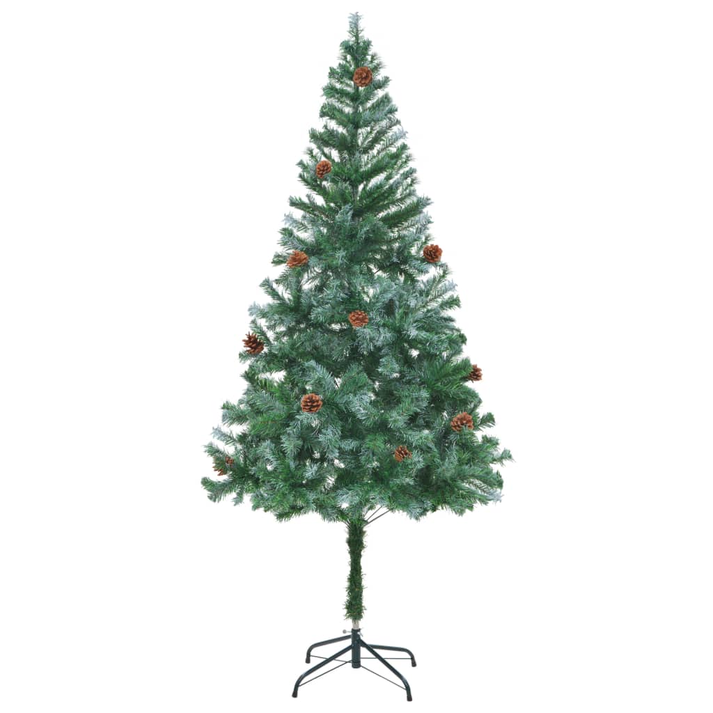 foto del prodotto albero di natale artificiale con pigne 180 cm cod mxl 22535