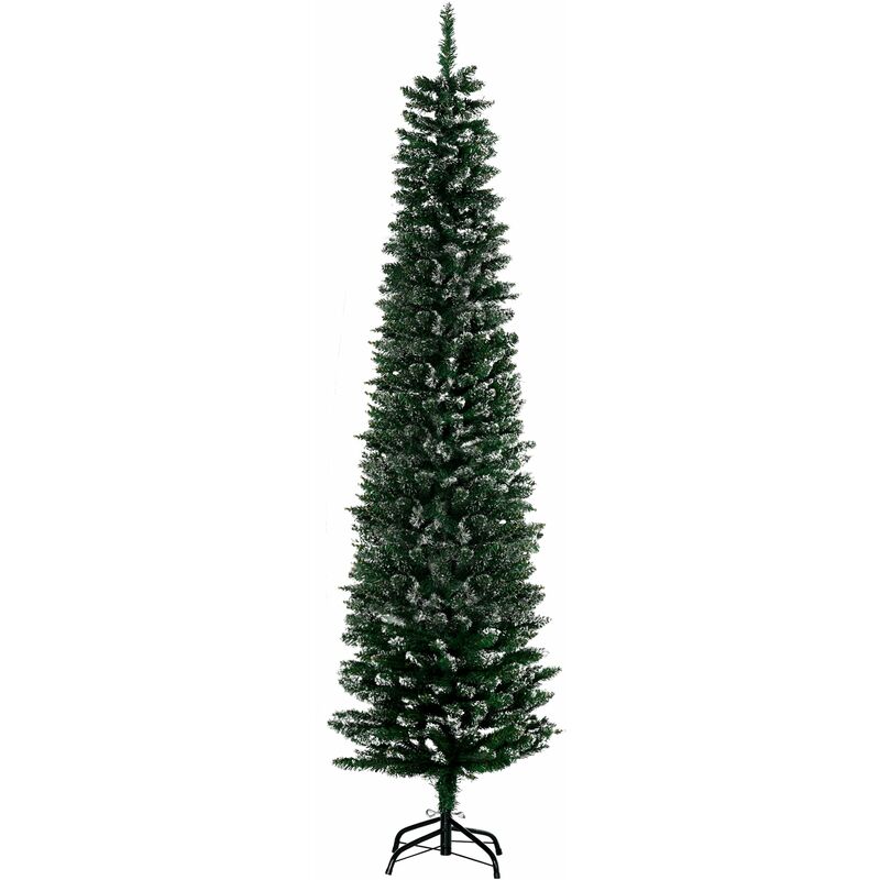 foto del prodotto albero di natale artificiale innevato 195 cm 570 rami verde