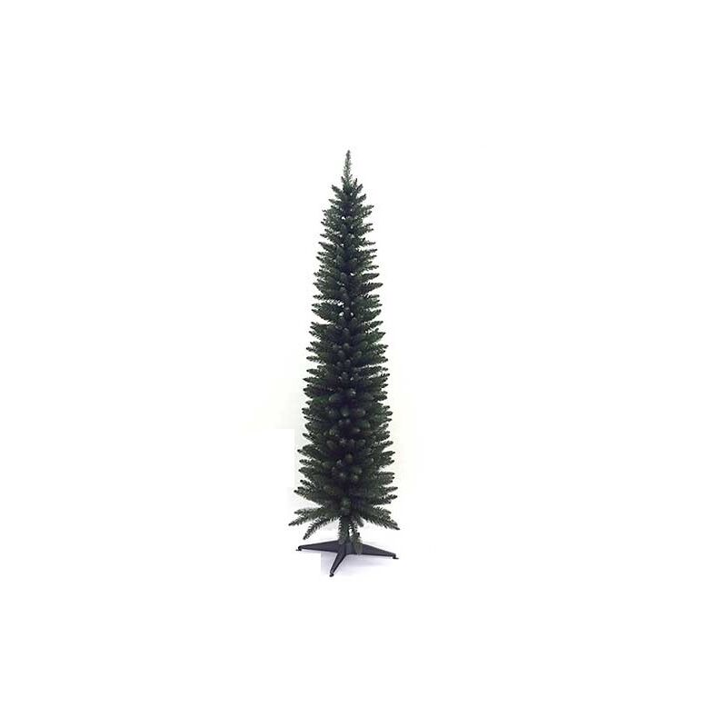 foto del prodotto albero di natale artificiale slim salvaspazio monviso folto cm 210