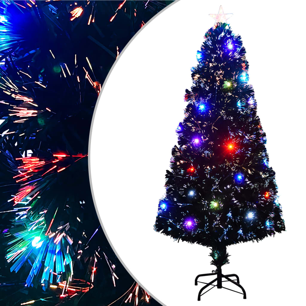 foto del prodotto albero di natale artificiale supporto led 150 cm fibra ottica cod mxl 15535