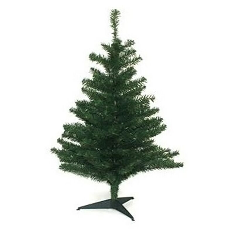 foto del prodotto albero di natale artificiale verde per addobbi da decorazioni casa 90 cm 135 punte con base in plastica piccolo