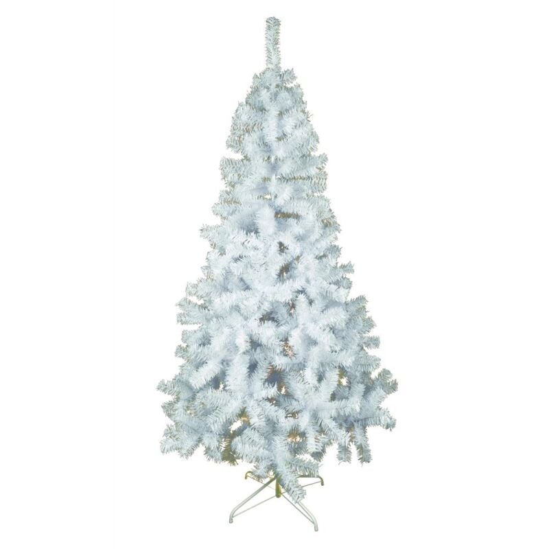 foto del prodotto albero di natale bianco dolcedorme 180 cm 560 rami fissi apertura ad ombrello f4962 altezza 180 cm 560 rami