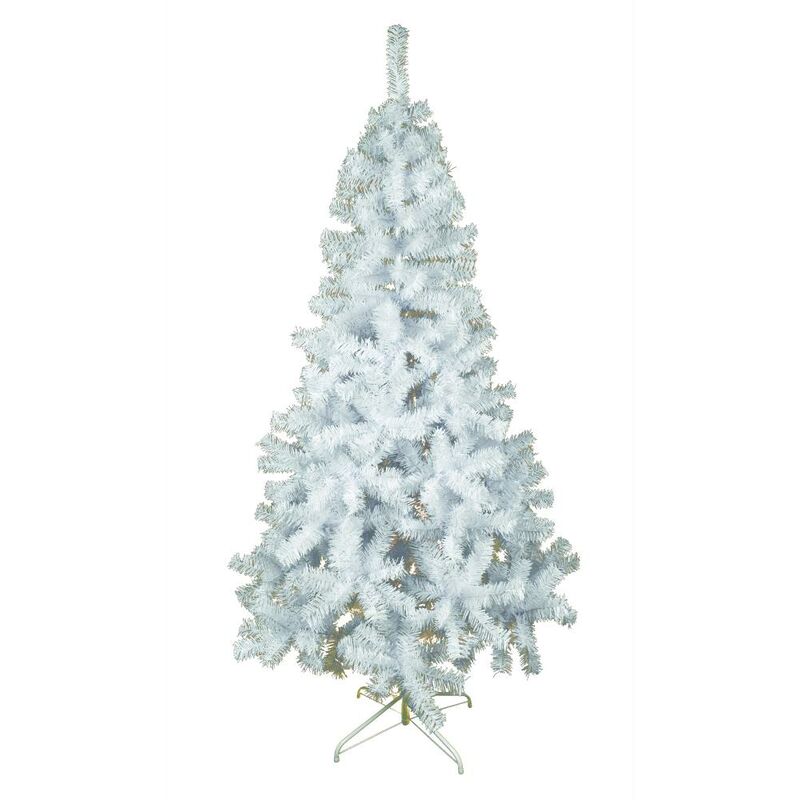 foto del prodotto albero di natale bianco dolcedorme 210 cm 1000 rami fissi apertura ad ombrello f4963