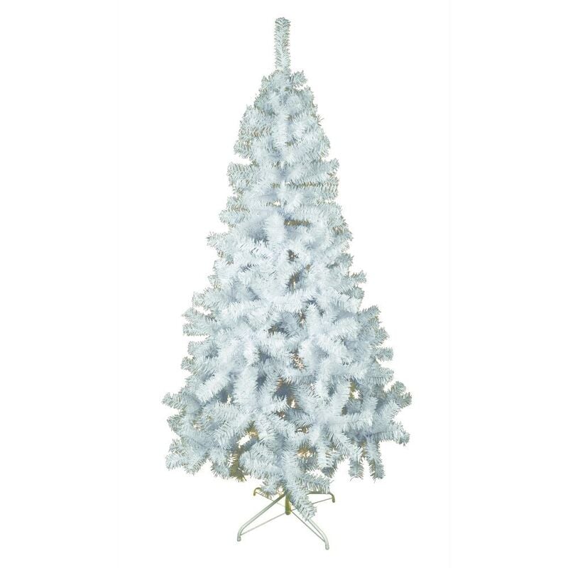 foto del prodotto albero di natale bianco dolcedorme 90 cm 80 rami fissi apertura ad ombrello f4959 altezza 90 cm 80 rami