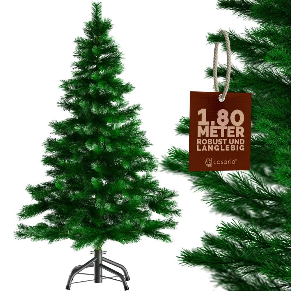 foto del prodotto albero di natale con base 180cm