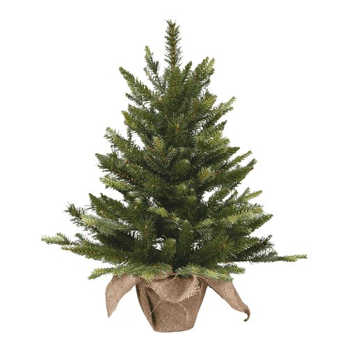 foto del prodotto albero di natale d. 80 x h. 90 cm con base iuta verde 008401