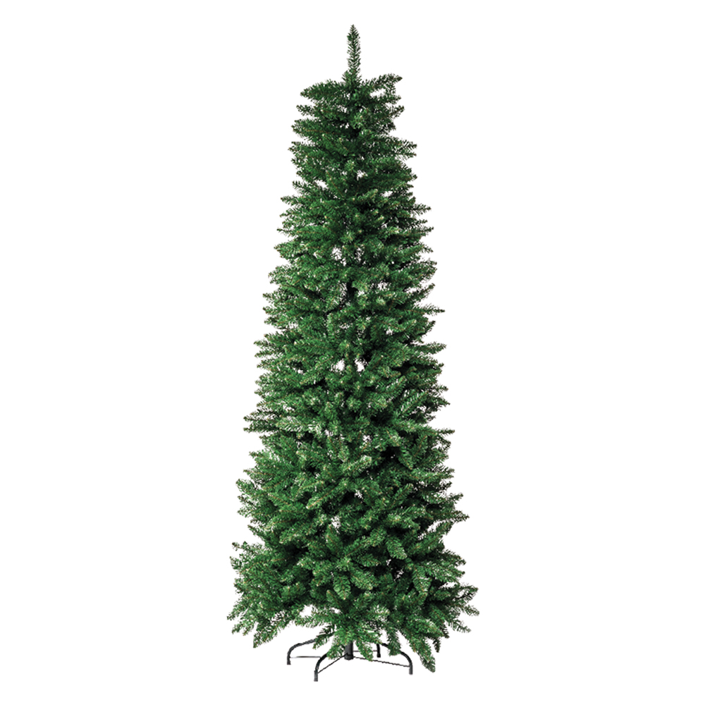 foto del prodotto albero di natale leon slim h.240 cm base 95 cm 1348 rami