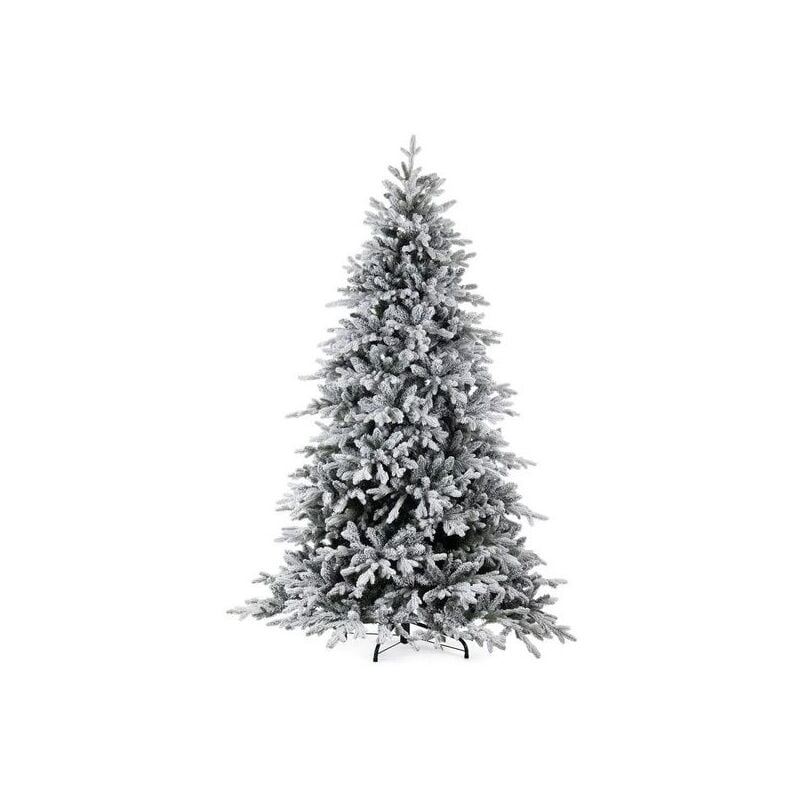 foto del prodotto albero di natale livigno innevato h210 3842 rami bizzotto 0973593