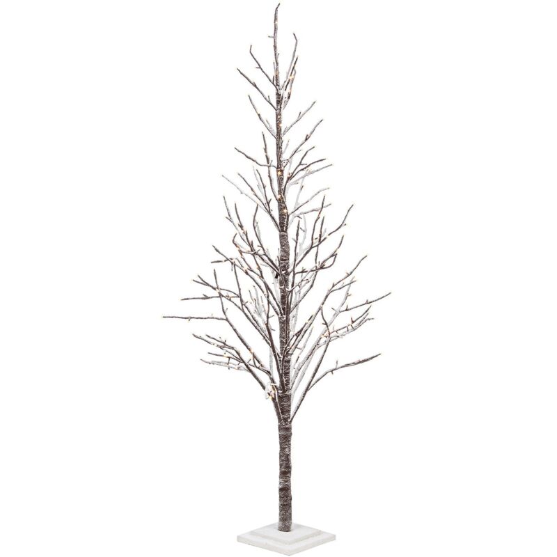 foto del prodotto albero di natale luminoso glad ramo con led a luce calda decorazione da interno 60 cm champagne