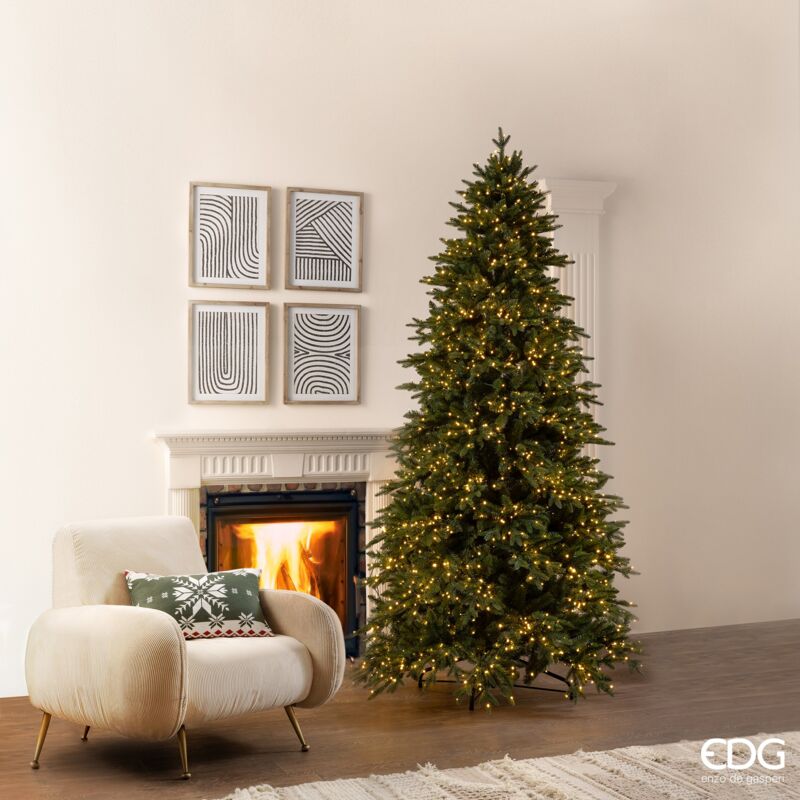 foto del prodotto albero di natale pino cristallo new merano 2.500miniled h.240 d.139 ip44 c4