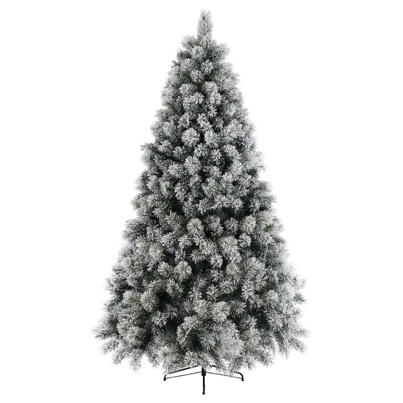 foto del prodotto albero di natale vancover innevato h 180 x 102 cm