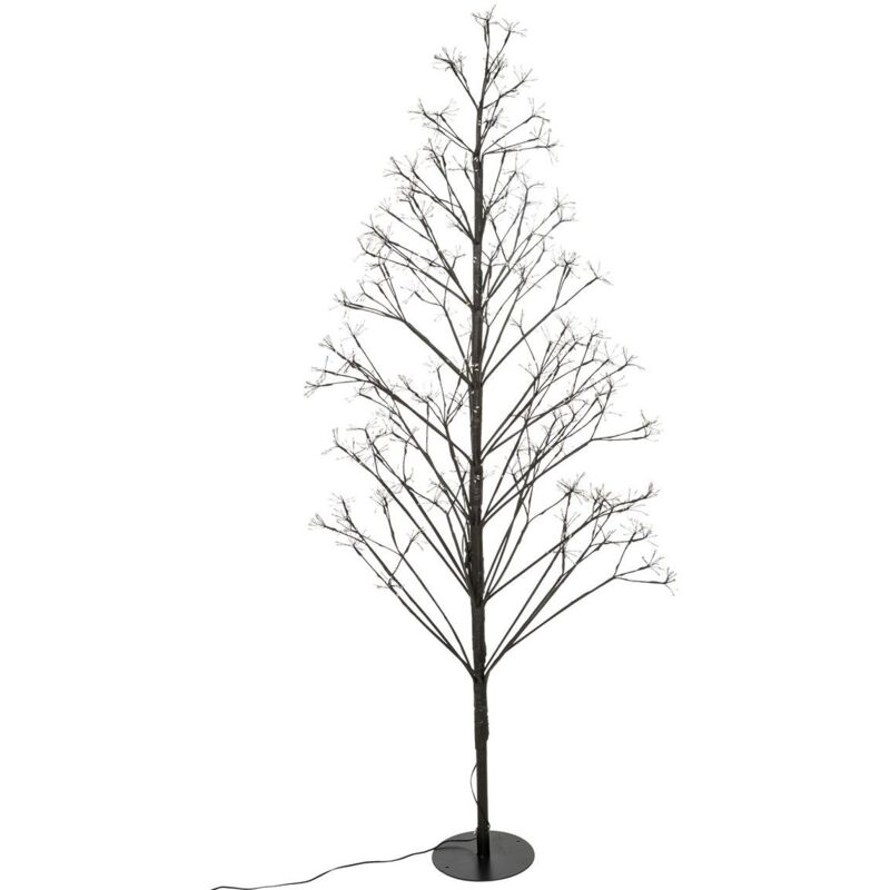 foto del prodotto albero illuminato da esterno con fiori h120cm 1000 led bianco caldo con trasformatore feeric lights christmas